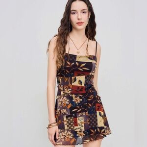 Cider patchwork dress